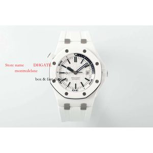 Ceramic Superclone 13,9mm ZF APS Swiss 15707 Designers Glass Wristwatches 15706 Carbon AAAAA IPF Watches Men Brand 42mm Mechanical Fiber Dive 3120 13295
