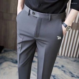 Męskie spodnie marki tytuły golfowe dla jesiennych odzieży moda swobodne spodnie biznesowe sport