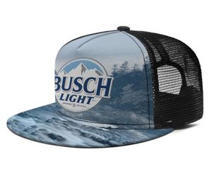 Fashion Busch Light Beer Pack grigio cuffia da toboggan Guarda cappelli da cappello vintage sovrapposti alla birra blu bianca cattiva birmiera Busch Light wo9931535