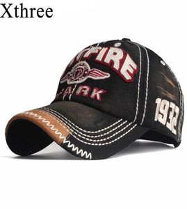 Xthree new Baseball Caps для мужчин Cap Streetwear Street Women Hat Hat Spack Emelcodery Casual Cap Capette Dad Hip Hop Cap 201027280426