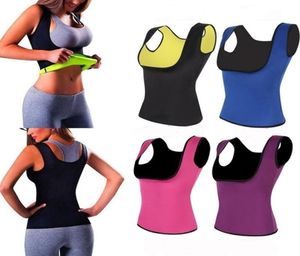 Neoprene schlanker Trimmer Hemd Körper Shaper Athletic Tank Top Womens Sport Vest Vunchout Tailger Kino -Trainer Shaperwear Training 8322033