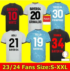 23 24 Bayer 04 Leverkusen Soccer Jerseys Wirtz Boniface Hincapie Hofmann Tapsoba Schick Palacios Frimpong Grimaldo 2023 2024 Home Away 3rd Mens Football Shirts