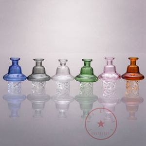 Nuovo stile Fumo portatile Copertura bong fatta a mano Cover colorata Pyrex Glass Oil Pigs Ciotola Cancella Cappello Porta Dabber Design innovativo Design Water Tumol