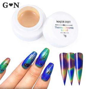 Nail Gel 1g hot dye liquid emotional ring pigment paint nail change crystal solar UV LED immersion foot treatment gel polish Q240507