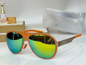 Orange Mirror Pilot Sunglasses Sport Style Summer Sunglasses Men Designer Glasses Summer Shades Sunnies Lunettes de Soleil UV400 Eyewear