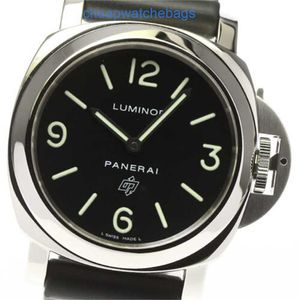 Relógios de pulso de luxo panerei relógios submersíveis relógios mecânicos cronógrafo panereiss luminors logotipo pam00000 dial preto ferida manualmente mass wr y6uv