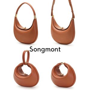 Designer bag Songmont classic pink the Tote crescent Luna bag 7a Womens CrossBody Luxury handbag Hobo bag for Man Clutch calfskin colourful Even travel Shoulder bags