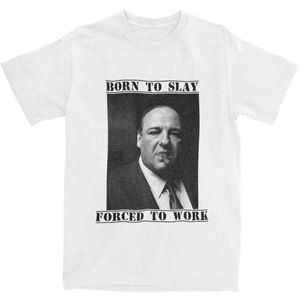 Erkek Tişörtler Erkekler Tony Soprano Vintage T-Shirt TV Şovu 100 Pamuk T-Shirt Yaz Estetik Kısa Kollu T-Shirt O-Neck T-Shirt Plus Boyut 5xll2405