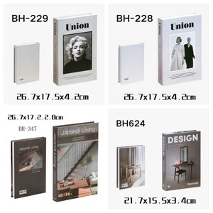 4 pieces of art fake books for interior decoration decoration books living room decoration simulation books home gift decoration decorations 240429