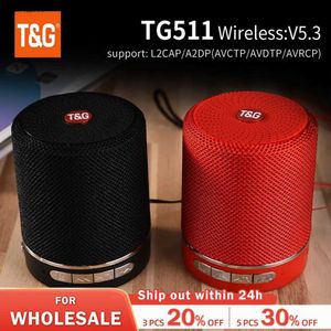 Portable Speakers Speaker TG511 portable mini wireless Bluetooth 5.3 sound bar subwoofer outdoor and indoor speaker support TWS TF card FM radio WX