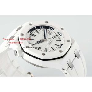 MECCANICO SUPERCLONE CERAMIC SWISS Ceramica IPF 42mm Brand AAAAA 15707 13,9 mm orologi da polso 15706 APS designer ZF orologi in vetro fibra immersione 3120 41374