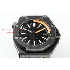 Projektanci AAAAA 42 mm na rękę węglową ZF Ceramiczne mechaniczne 15706 Szwajcarskie 15707 zegarki APS Glass 13,9 mm Superclone IPF Men Fibre Dive 3120 36265