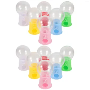 Aufbewahrung Flaschen 12 PCs Candy Mini Machine Kinderautomaten Hochzeitsdekor Plastik kleiner Spender