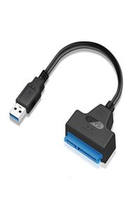 USB30 till SATA -kabel SATA III till USB -adapter för 25 tum extern hårddisk HDD SSD7639283