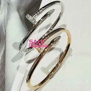 Designer Kajia unhas Bracelet v Gold High Edition 18K Rose Plated Head and Tail Diamond personalizada Moda MD2C 42BF