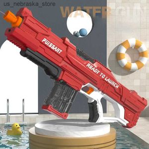 Sand Play Water Fun Gun Toys Automatic Electric Large Capacity Blaster Soaker for Kid and Adult Summer Beach Party Toy KT16L2403 Q240408