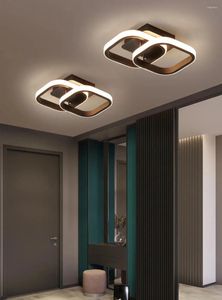 Luci del soffitto moderno leggero led Light Light Impiego INTERNO 2 Anello Creative Design Creative Corridor Balcony Office Office