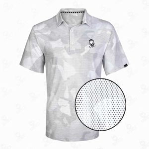 Herren T-Shirts Herren Polo-Shirt Sommer Tennis Badminton Digital Printed Sportswear Short Slve T-Shirt Tops Kleidung Y240506