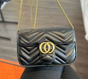 Tasarımcı çanta çanta yüksek kaliteli omuz çanta totes erkek kadın çanta rahat moda çanta lüks çanta deri marmont ophidi kadın erkekler crossbody çanta 10a yüksek kalite