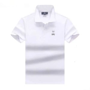 Designer masculino Novo coelhinho psicológico Polo Polo Casual Bunnys Camiseta Moda Summer Slim Skull Rabbit PRIM