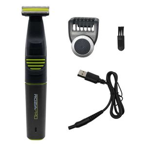 Electric Shavers Professional Facial Body Hair Trimmer Mens Beard Trimmer bble Hair Removal Cutter Nose Mustache Rechargeable Electric Shaver T240507