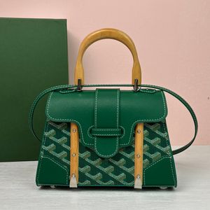 Дизайнерские сумки на плечах сумки Saigon Fashion Bags Положные деревянные ручки и планки