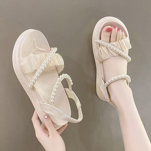 2024 Girls 'Summer New Versatile Soft Sole Children's Sandals Little Girls Middle Big Children Princess Shoes