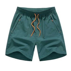 Herren Shorts doppelt geschichtete Schwimmstange Kurzschließend trockener Strandshorts Schwimmstange mit Reißverschluss in Taschen H240508