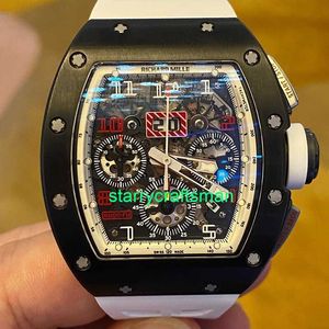 RM Luxury Watches Mechanical Watch Mills Mens Series Automatic Machinery 40x50mm Kalender Tid Limited Edition Mens Watch RM011 Global Limited Edition ST76
