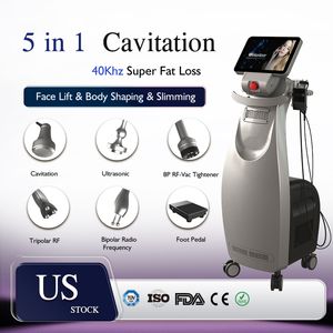 Dispositivo de perda de peso de elevador bipolar elevador de peso Vacuum Remoção de gordura de gordura Ultrassônica Cavitação de radiografia Máquina de emagrecimento do corpo