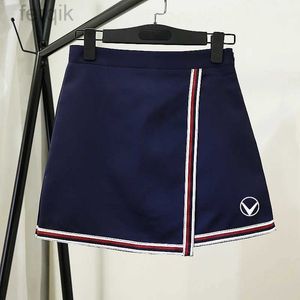 Saias Skorts Salia curta feminina Casual esportes ao ar livre Salia menina Anti-Rleink Badminton Saias de tênis Athletic Skort S-xxl Roupas D240508