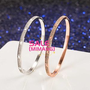 Projektant Cartres Bangle S925 Sterling Silver Diamond Bransoletka Diamentowa Kobieta wąska wersja nieba gwiazda Eternal Love Temperament Bransoleta Brer