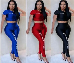 Women039s Tracksuits Laufsets Pink Sportswear Fitnesshosen Supre Casual Lose Set9514042