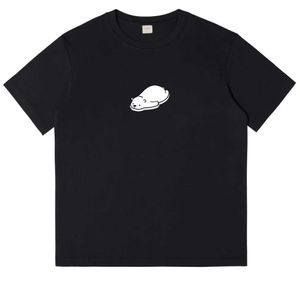 メンズTシャツファッショナブルな黒と白のソリッドカラープリントTシャツ2024新しいデジタルパターントッププラスサイズメンズトレンドショーツセブンコンフォートH240508