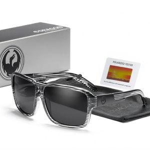 Солнцезащитные очки поляризованные мужчины Женские квадратные варенья, спроектированные мужские черные спортивные очки, Gafas de Sol Hombre Polarization 272Z
