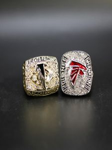 Hela 1998 2016 Atlanta Championship Ring 2 -ringar sätter oss storlek 8145773491