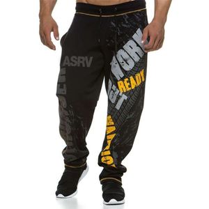 Mens Joggers Pants Spring Casual Trend Loose Fit Overdimensionerad squat Print Multi Bag Lång löpande träning och fitnessbyxor byxor Slim