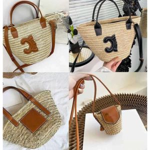 Torebka plażowa swobodne rattan duże pojemniki projektantów tkanin torebki palmowe liście lady ramię crossbody stylisheendibags