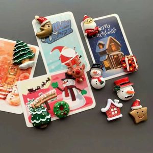 3pcsfridge Magnete kreative Weihnachtsgeschenke Weihnachtsmann Kühlschrankmagnete Schnalle Persönlichkeit Magnetdekoration