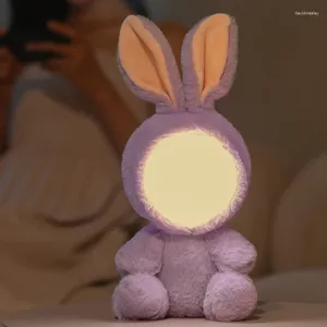Lampade da tavolo altoparlante Bluetooth Gift di compleanno di compleanno Creative LED Creative Children Night Light Orso Toys Atmosfera di cartone animato