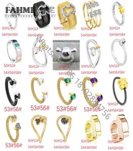 Fahmi2022 New 925 Sterling Silver Fashion Classic Bear Fresh Vervament Lady Ring Party Original Associory Factory Direct S7482488