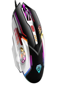 USB Gaming Mouse Wired G402 Эргономическая оптика 4 Регулируемая 3200 DPI 6D -кнопка светодиодной подсветки