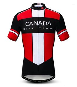 Weimostar National Team Canada Cycling Jersey Jersey Shird Men Summer Sport Bike Clothing Scortable MTB Bike Jersey17640507
