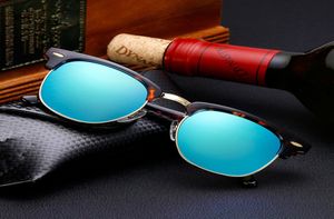 Óculos de sol de moda de marca de lentes de vidro de alta qualidade para homens e mulheres UV400 Sport Sun Vintage Sun Glasses com estojos e Box9659386