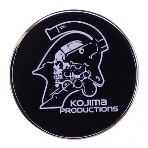 Death Stranding Kojima Productions Logo Pin Ludens Play GMES z broszką naukową i strategiczną