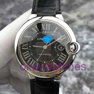 Luksusowe top designerskie zegarki CARTRE Detekcja Wykrywanie szczelności Blue Balon Swiss Watch Mechanical Mens WSBB0003 z oryginalnym pudełkiem