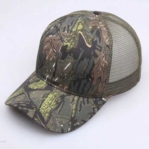 Ball Caps 2021 Nowe kamuflażowe czapki baseballowe tata kamuflaż taktyczny kapelusz plastry armia taktyczna czapka baseballowa unisex camo hat hat hat D240507