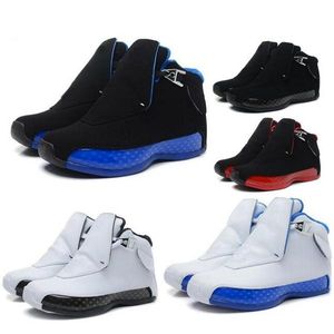 Mann Basketballschuhe 18 18s OG Chrom weiß Rot Suedessport Royal Blue XVIII Herren Trainer Designer Klassischer Tennis-Sneaker Größe 7-13