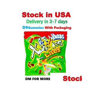 Verpackungstaschen Großhandel USA Stammvorbereitete D9 Essbare Gummis mit Verpackung und Schiff von 500 mg 600 mg Bag Drop -Lieferbüro SC OTZ4C