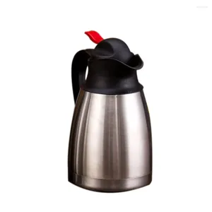 Vattenflaskor europeiska bärbara kuk mun rostfritt stål kaffe te värme bevarande flaskan restaurang hem